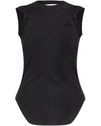 The Attico - Top With "Z" Logo - Lyst