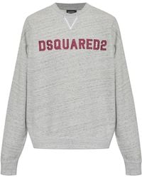 DSquared² - Sweatshirt With Embroidered Logo - Lyst