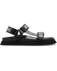 Moschino - Sandals With Logo, - Lyst