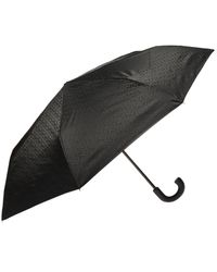Burberry Umbrella With Logo - Black