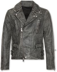 AllSaints - ‘Ark’ Leather Biker Jacket - Lyst