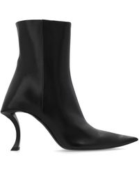 Balenciaga - 'hourglass' Heeled Ankle Boots, - Lyst