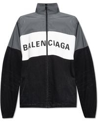 Balenciaga - Denim Zip-Up Jacket - Lyst