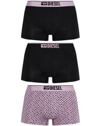 DIESEL - 3-Pack Of Boxer Shorts 'Damien-D-Box-3Pack' - Lyst