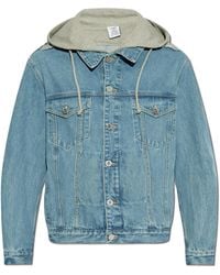 Vetements - Denim Jacket With Hood - Lyst