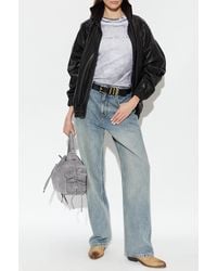Acne Studios - Leather Jacket With 'Vintage' Effect - Lyst