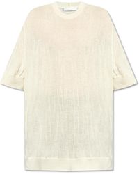 Helmut Lang - Sweater With Short Sleeves, - Lyst