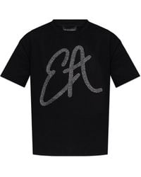 Emporio Armani - T-Shirt From The Sustainability Collection - Lyst