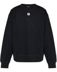 Balmain - Sweatshirt With Embroidered Logo - Lyst