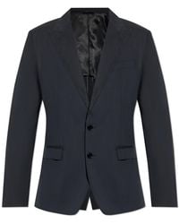 Dolce & Gabbana - Cotton Blazer With Single Vent - Lyst