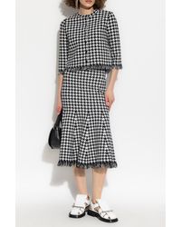 McQueen - Patterned Cardigan - Lyst