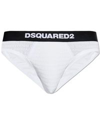 DSquared² - Cotton Briefs With Monogram - Lyst