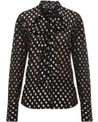 DSquared² - Shirt With Lurex Thread - Lyst
