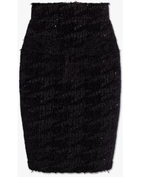 Balmain Pencil Skirt - Black