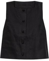 Posse - Linen Vest "Rio" - Lyst