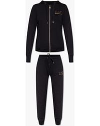 EA7 - Hoodie & Sweatpants Set - Lyst