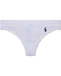 Polo Ralph Lauren - Cotton Thong With Logo - Lyst