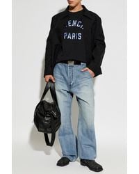 Givenchy - Cotton Jacket With Logo Patch - Lyst