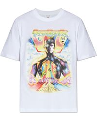 CASABLANCA - T-Shirt With Logo - Lyst
