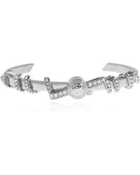 Versace - Bracelet With Shimmering Crystals - Lyst