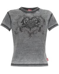 DIESEL - T-Shirt 'T-Ila-Aa1' - Lyst
