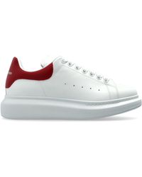 McQueen - Leather Shoes With Logo - Lyst