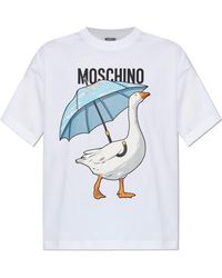 Moschino - T-Shirt With Pocket - Lyst