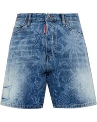 DSquared² - 'Boxer' Denim Shorts - Lyst
