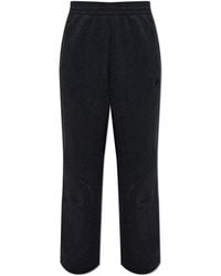 adidas Originals - Fleece Trousers With Logo - Lyst