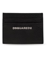 DSquared² - Leather Card Holder With Logo - Lyst