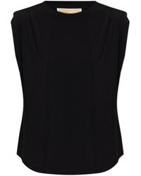 MICHAEL Michael Kors - T-Shirt With Shoulder Pads - Lyst