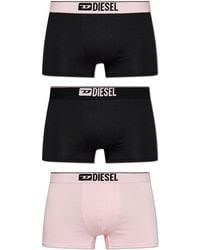 DIESEL - Three-Pack Of Boxer Briefs 'Umbx-Damienthreepack' - Lyst