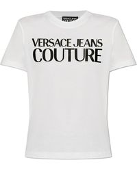 Versace Jeans Couture - T-Shirt With Logo, ' - Lyst