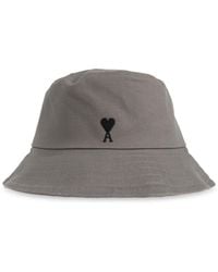 Ami Paris - Hat With Embroidered Logo - Lyst