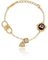 Ferragamo - Brass Bracelet - Lyst