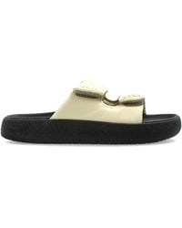 Veja - Etna Bold Leather Slides - Lyst