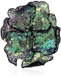 forte_forte - Sequin Floral Brooch - Lyst