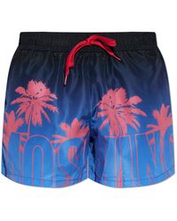 Moschino - Printed Swim Shorts - Lyst