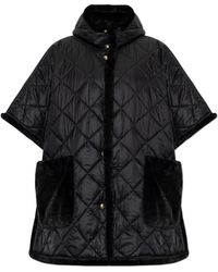 Moncler - Poncho With Hood - Lyst