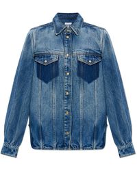 Ganni - Denim Shirt - Lyst