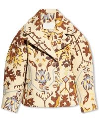 Ulla Johnson - ‘Dorothea’ Jacket With Floral Motif - Lyst