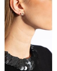 Ferragamo - Earrings With Logo, - Lyst