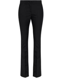 Blumarine - Trousers With Pressed Creases And Flared Legs - Lyst