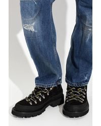 DSquared² - Suede Shoes With Logo - Lyst