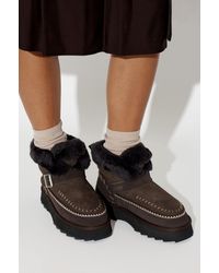 EMU - Suede 'Sunnie' Snow Boots On A Platform - Lyst