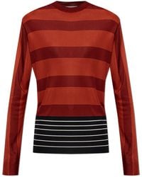 Ferragamo - Top With A Striped Pattern - Lyst