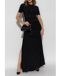 Alaïa - Skirt With Side Draping - Lyst