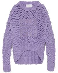 Givenchy - Sweater With Decorative Knit - Lyst
