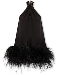 Cult Gaia - ‘Reeves’ Dress With Feathers - Lyst