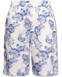 Isabel Marant - 'layan' Patterned Shorts, - Lyst